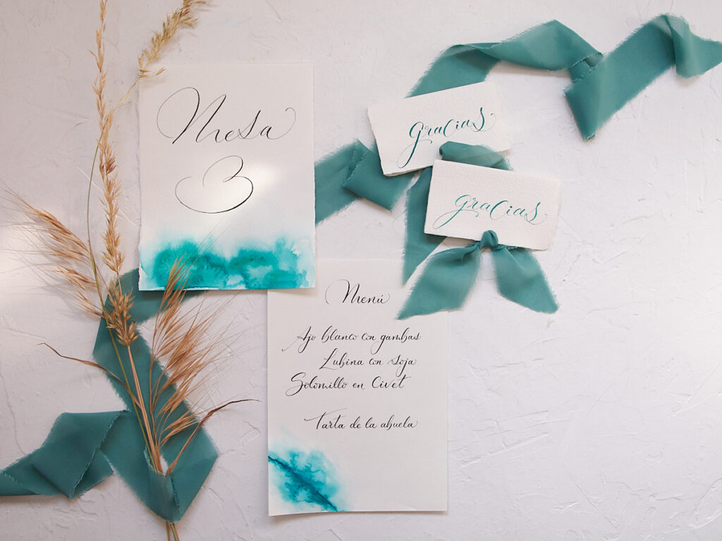 Papelería artesanal personalizada para bodas y eventos